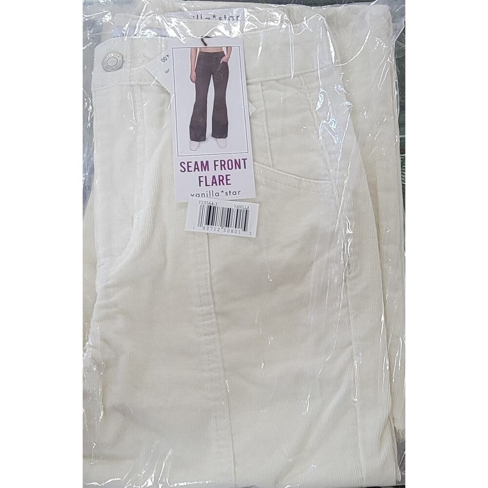 VANILLA STAR JUNIORS CORDUROY HIGH-RISE FL VANILLA SIZE 3 3065